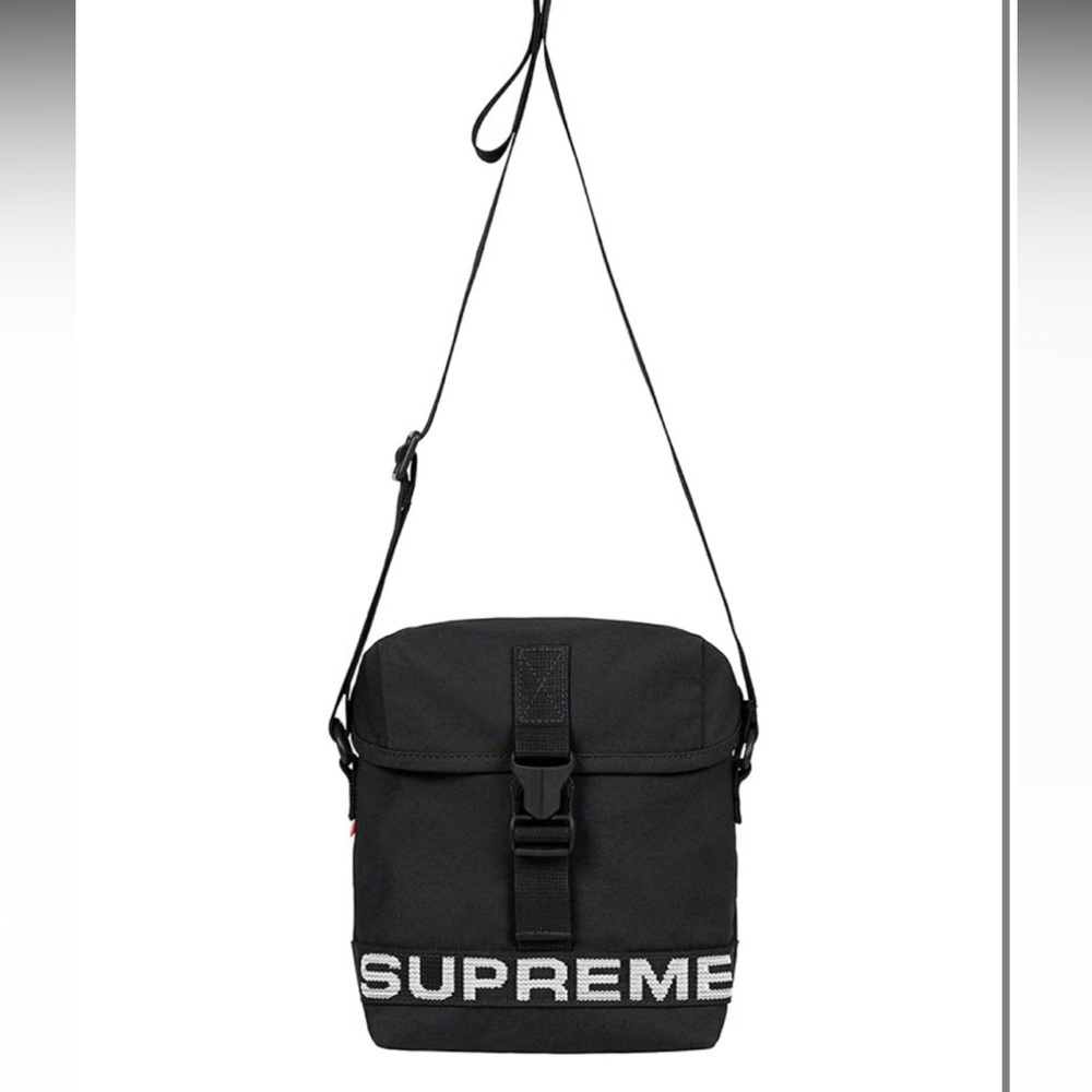 *NWT* Supreme Military Side Bag (Black) SS23 - Picture 8 of 12